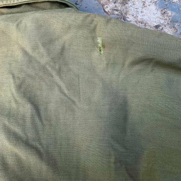 Boxy Vintage Fit Olive A-2 Deck Jacket - Picture 5 of 5